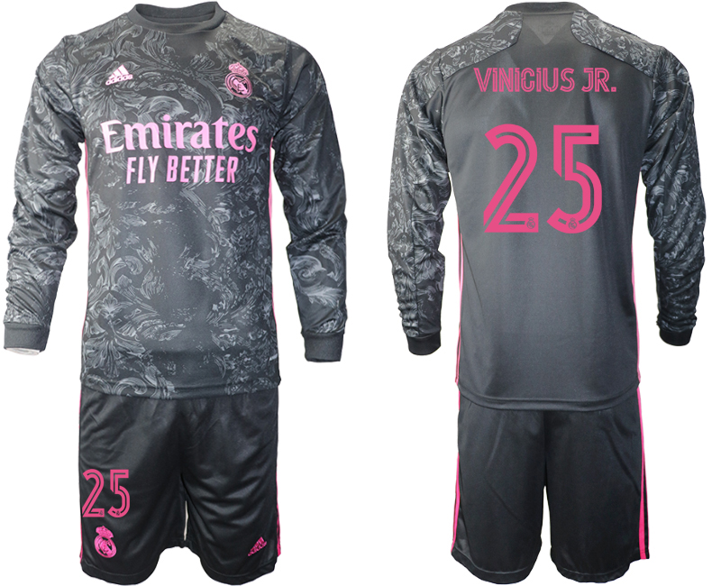 2021 Men Real Madrid away long sleeve #25 soccer jerseys